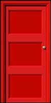 A red door